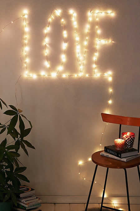 Decoração de Natal com Pisca-Pisca