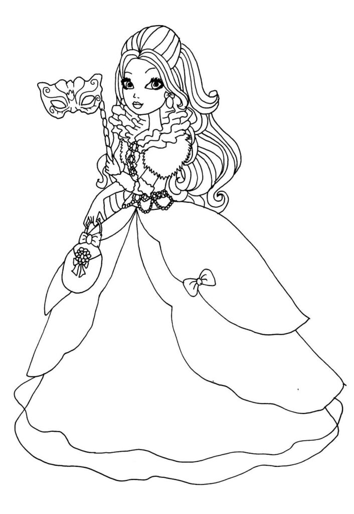 Desenho de Even After High para colorir