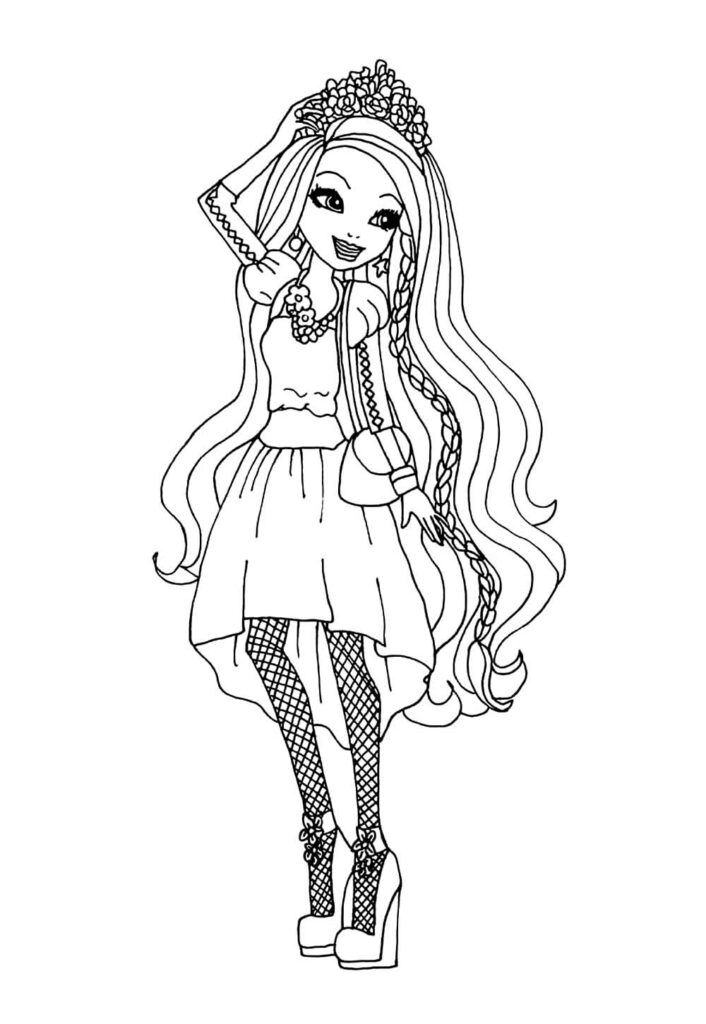 Desenho de Even After High para colorir