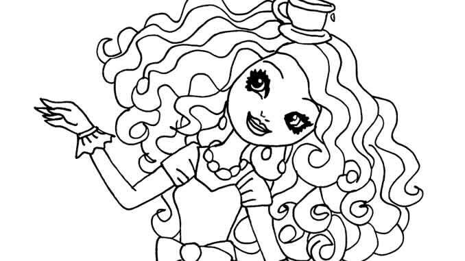 Desenhos de Even After High para colorir