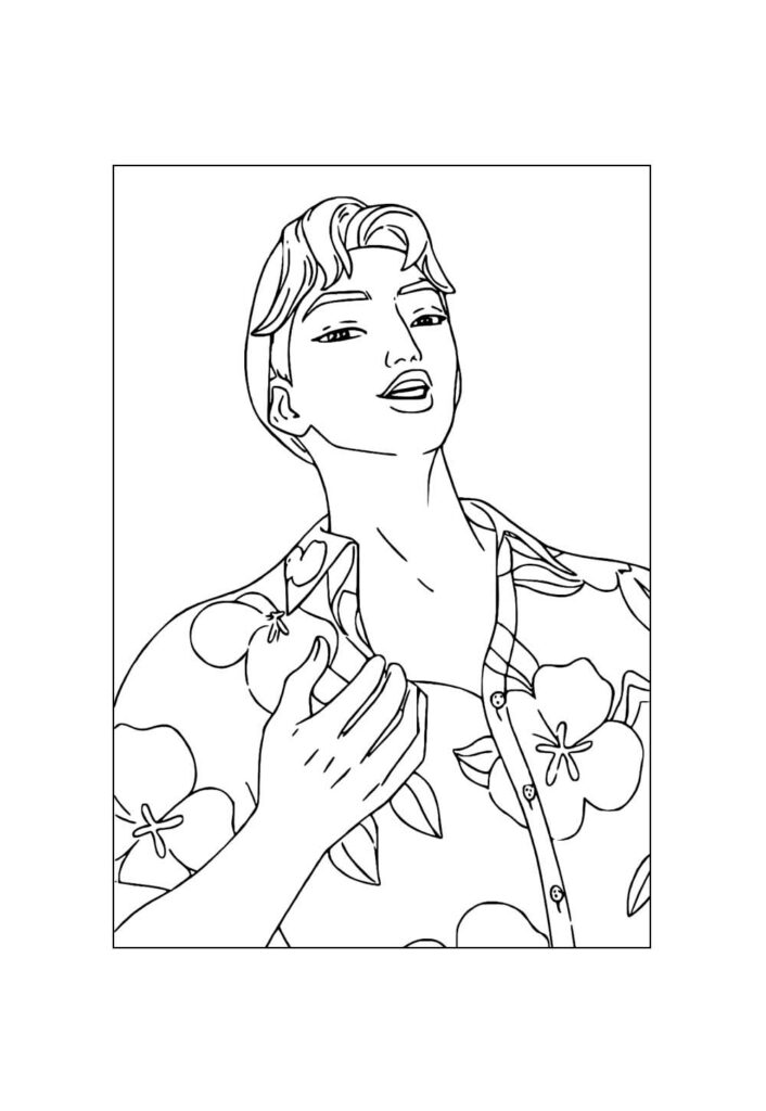 Desenho de Saja Boys para colorir