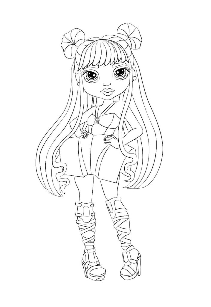 Boneca de Rainbow High