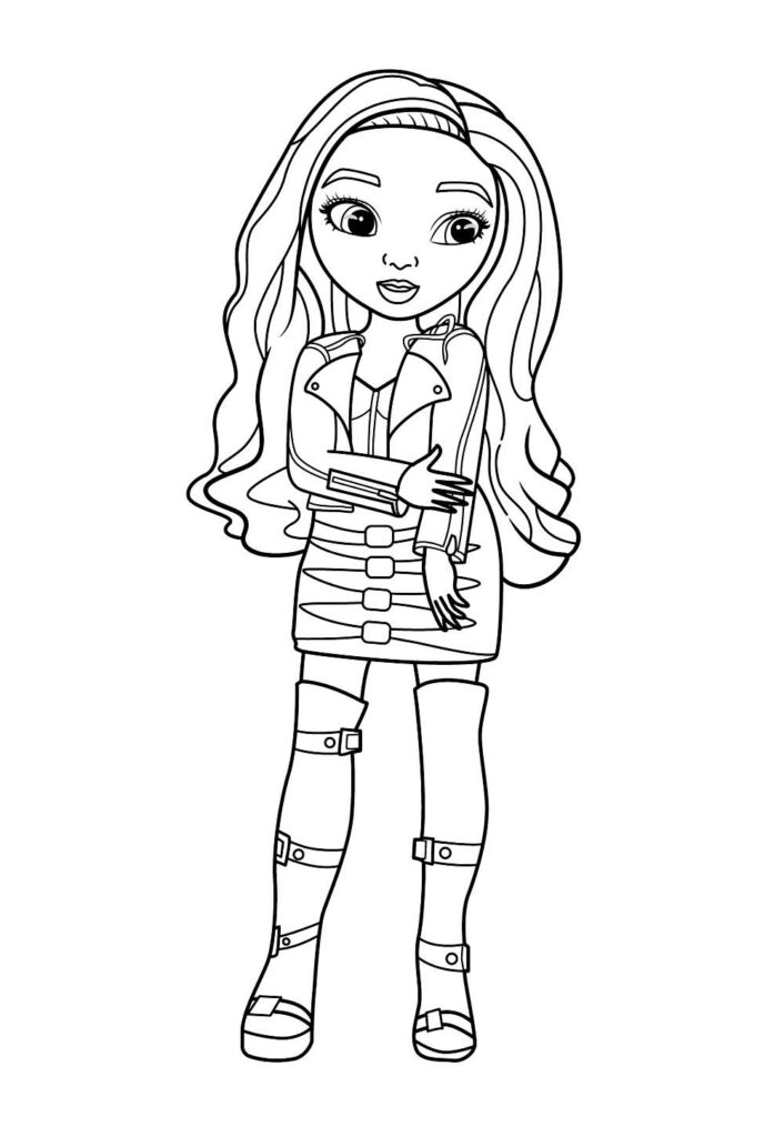 Desenhos para colorir - Rainbow High