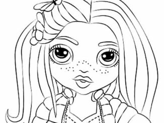 Desenhos de Rainbow High para colorir
