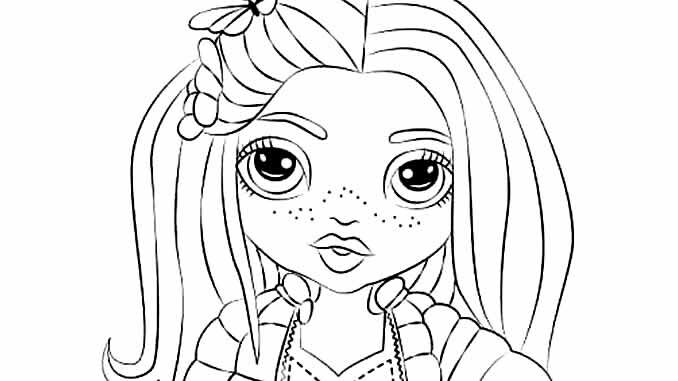 Desenhos de Rainbow High para colorir