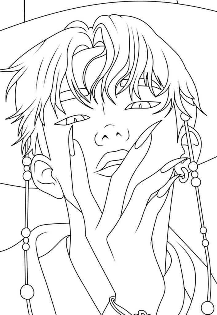 Desenho de Saja Boys para colorir