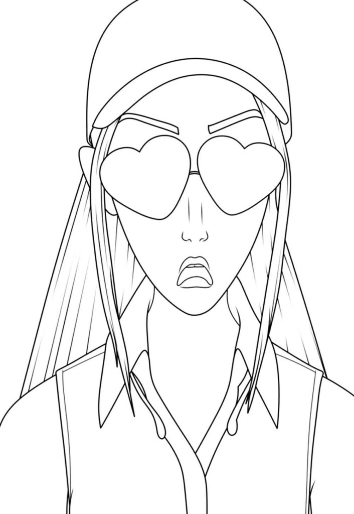 Desenho de Mira para pintar