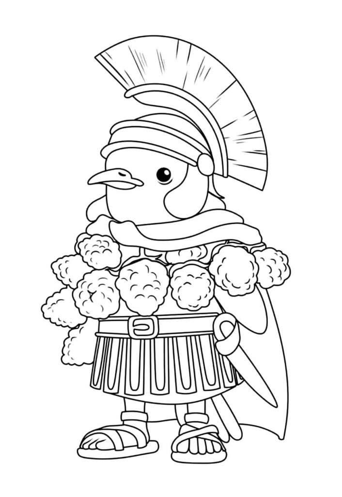 Desenho de Tralalero Tralala para pintar