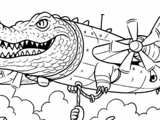 Desenhos de Tralalero Tralala para colorir