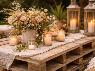 Enfeites com Pallets para Casamento