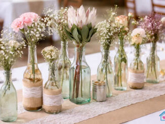 Decoração com Garrafas para Casamento