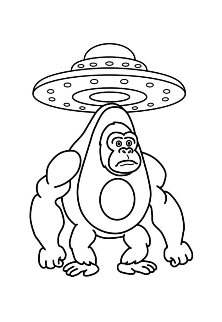 Desenho de Italian Brainrot para colorir