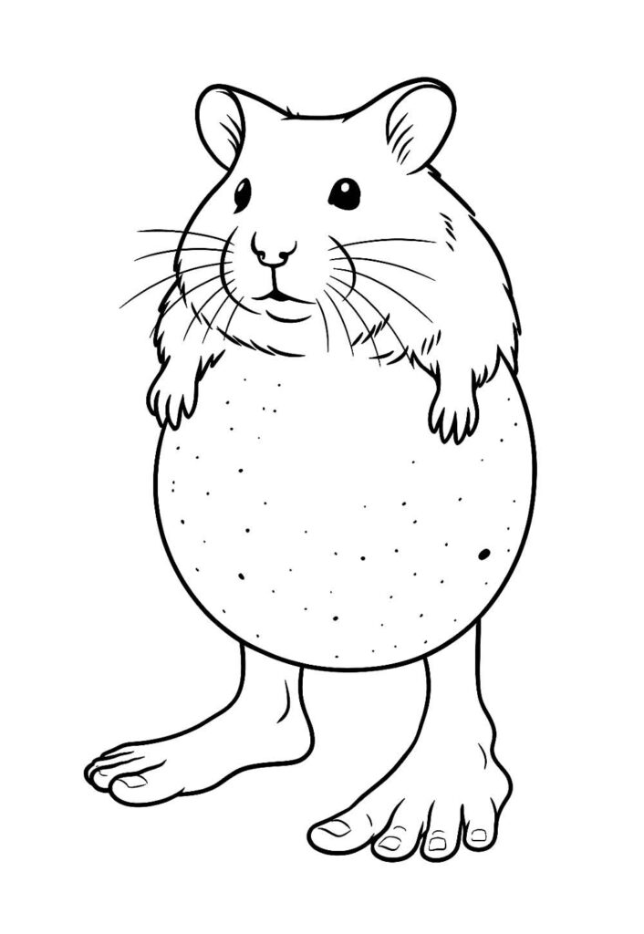 Desenho de Italian Brainrot para colorir