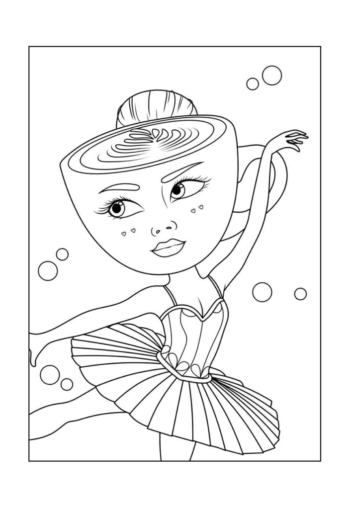 Desenho de Brainrot para colorir