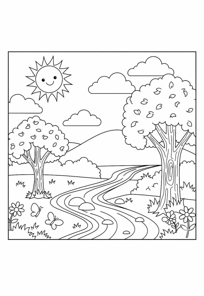 Desenho de Natureza - Fácil
