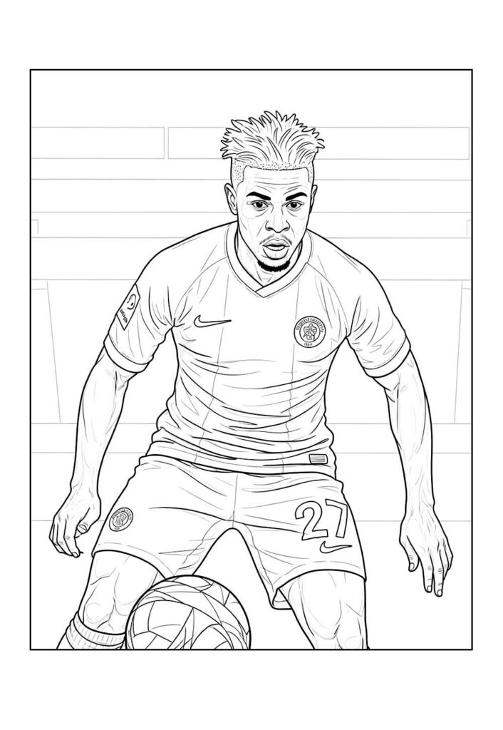 Desenho de Futebol