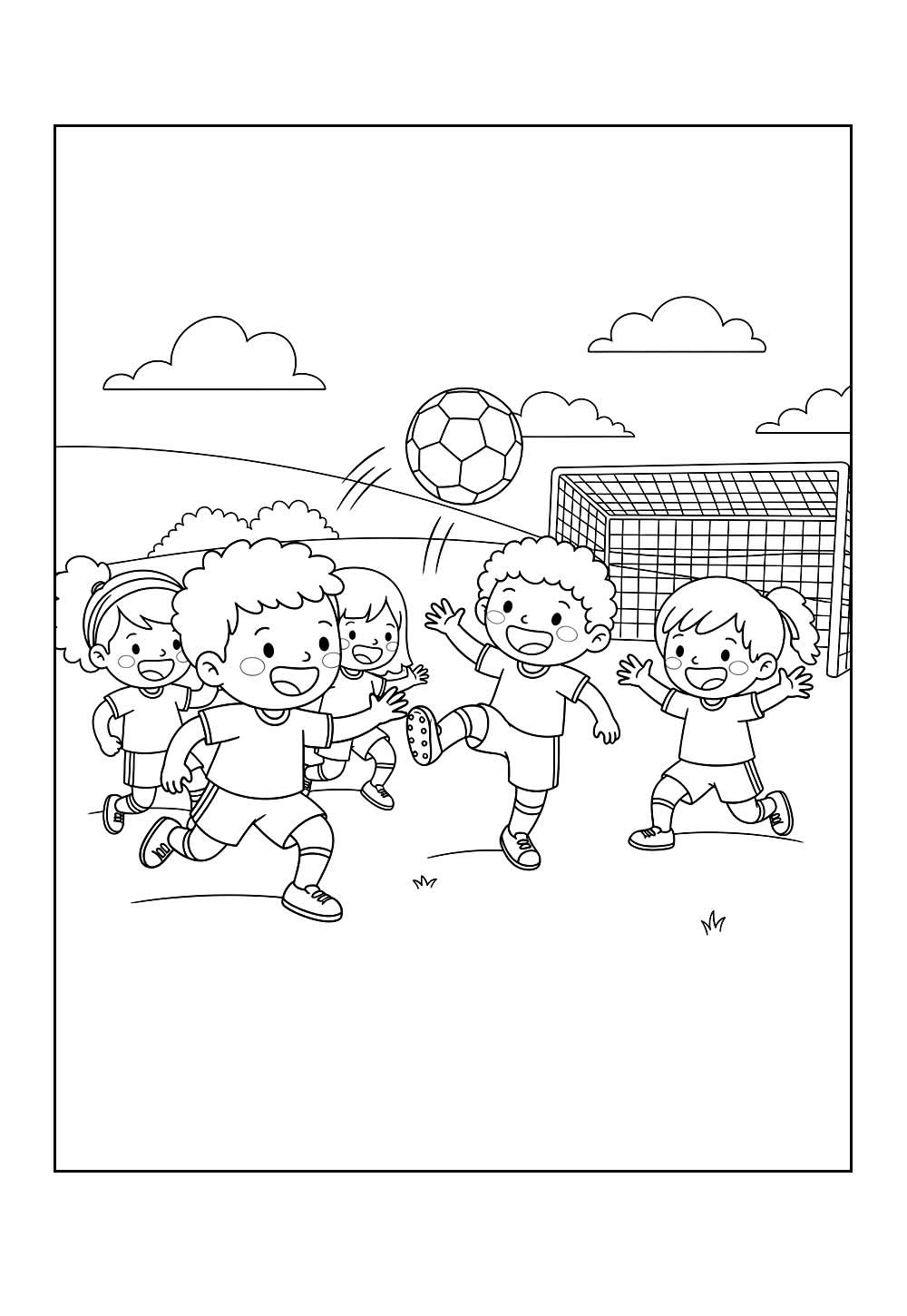 Desenhos de Futebol para imprimir e colorir - Dicas Práticas