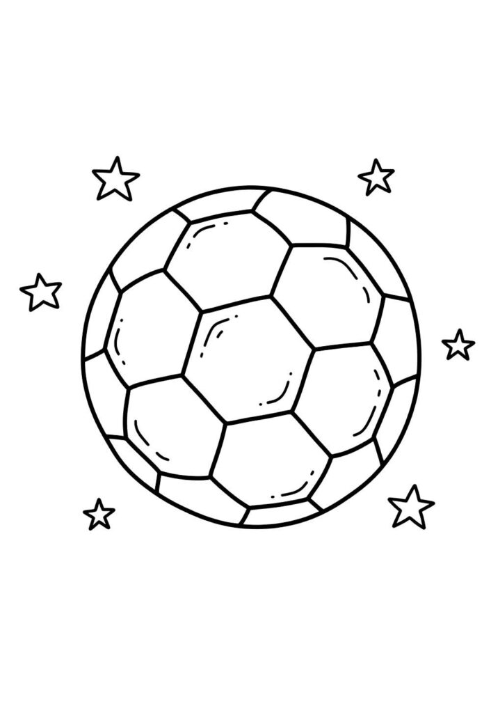Desenho de Bola de Futebol