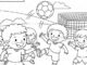 Desenhos de Futebol para colorir