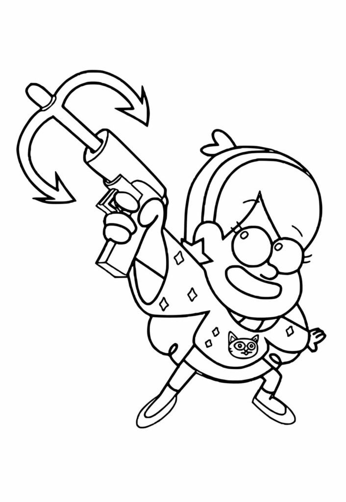 Desenho para Colorir de Gravity Falls