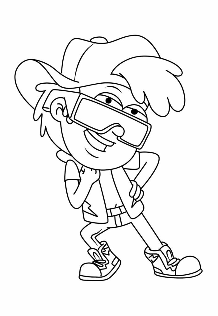 Desenho para Colorir de Gravity Falls