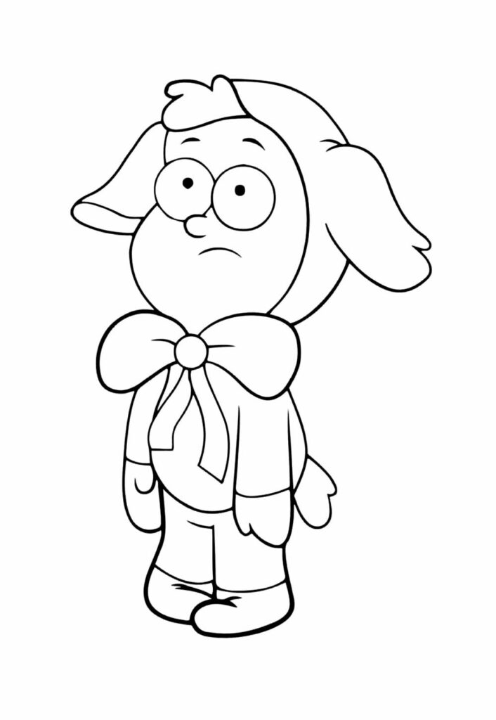 Desenho para Colorir de Gravity Falls