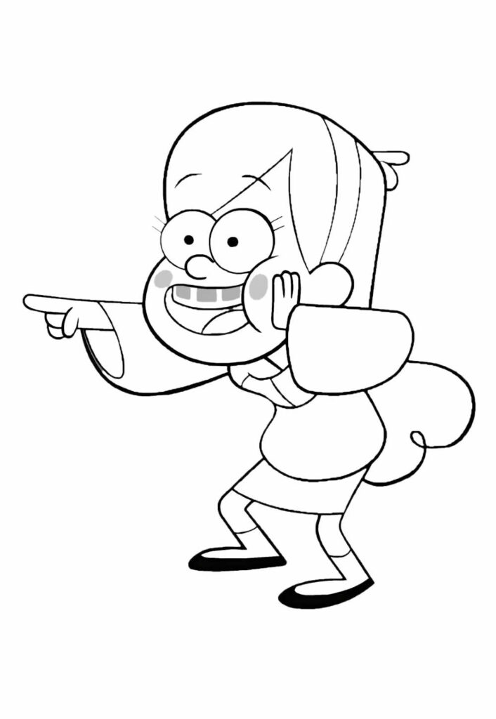 Desenho para Colorir de Gravity Falls