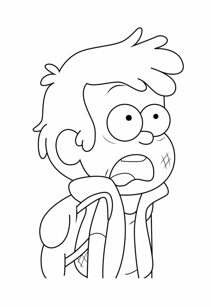 Desenho de Gravity Falls