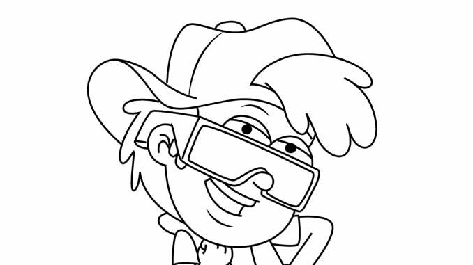 Desenhos de Gravity Falls para colorir