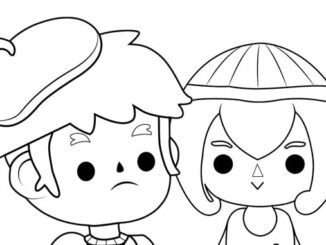 Desenhos de Toca Life para imprimir e pintar