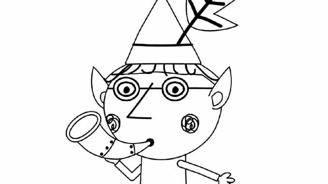 Desenhos do Pequeno Reino de Ben e Holy para colorir