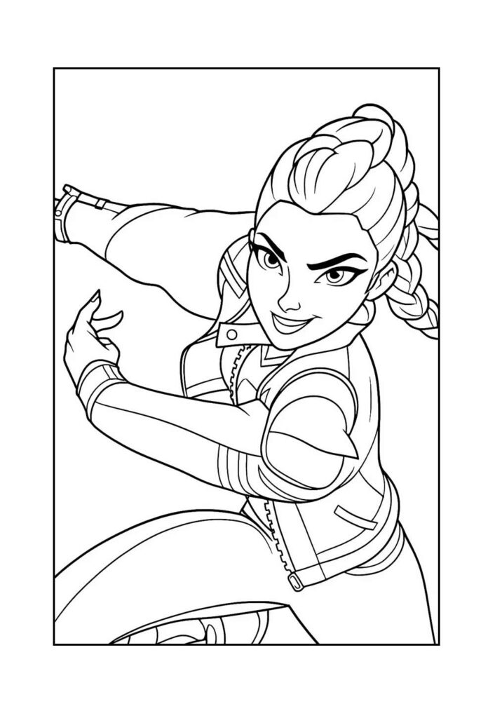 Desenho de Rumi para colorir