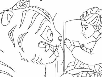 Desenhos do Tigre Derpy para imprimir