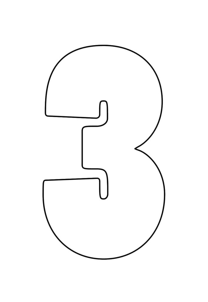 Molde do Número 3
