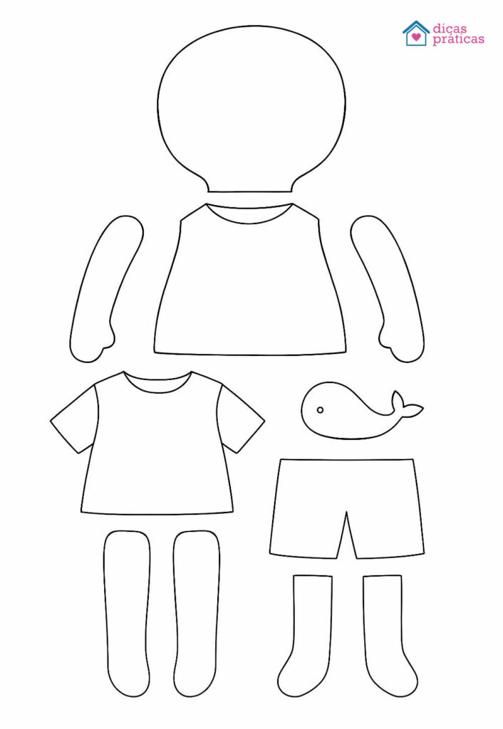 Moldes de Boneco