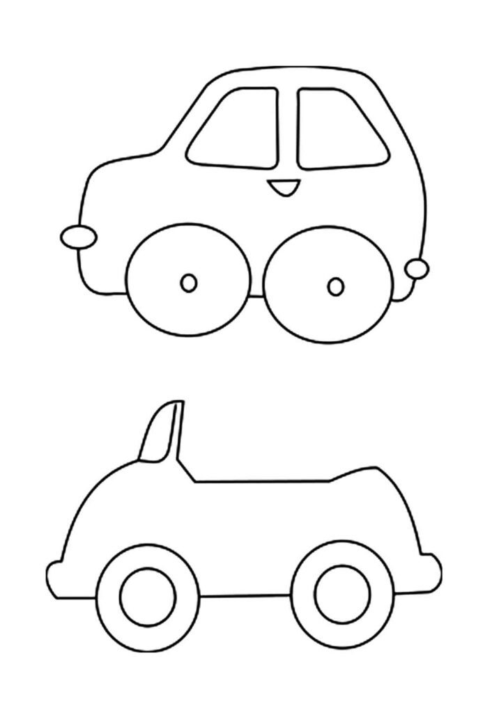Molde de Carrinhos para Imprimir