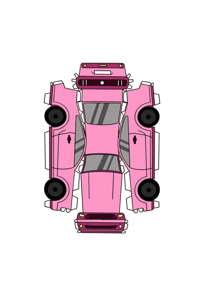 Molde de Carro para Montar