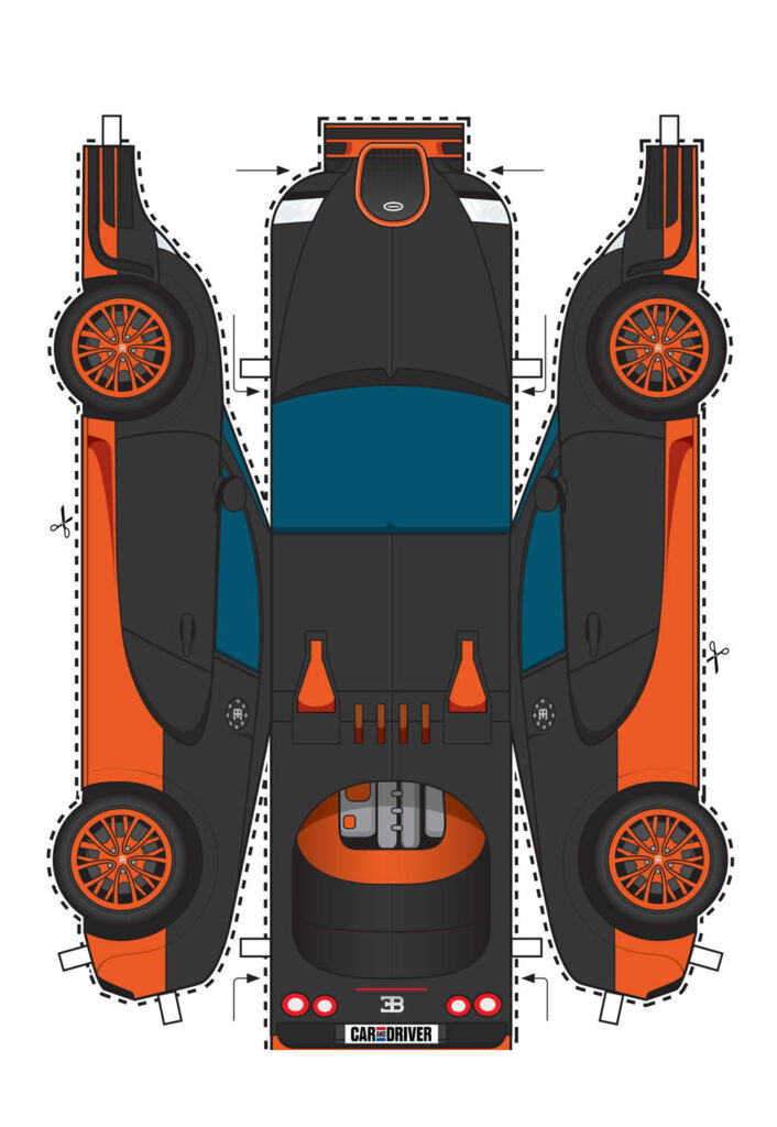Molde de Carro para Imprimir