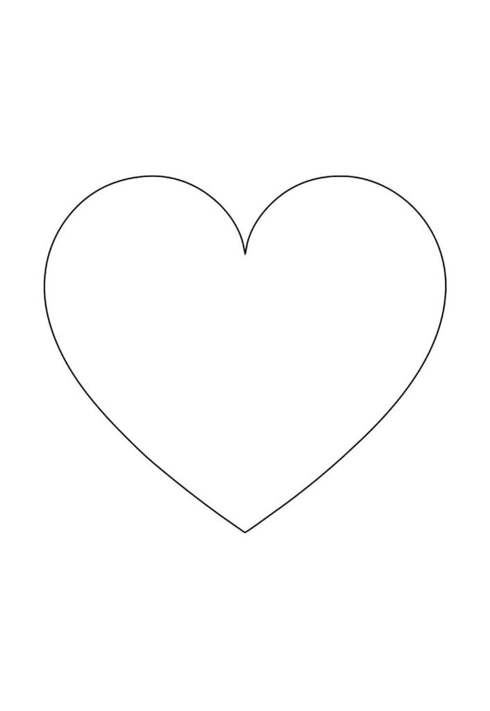 Plantilla de Corazón
