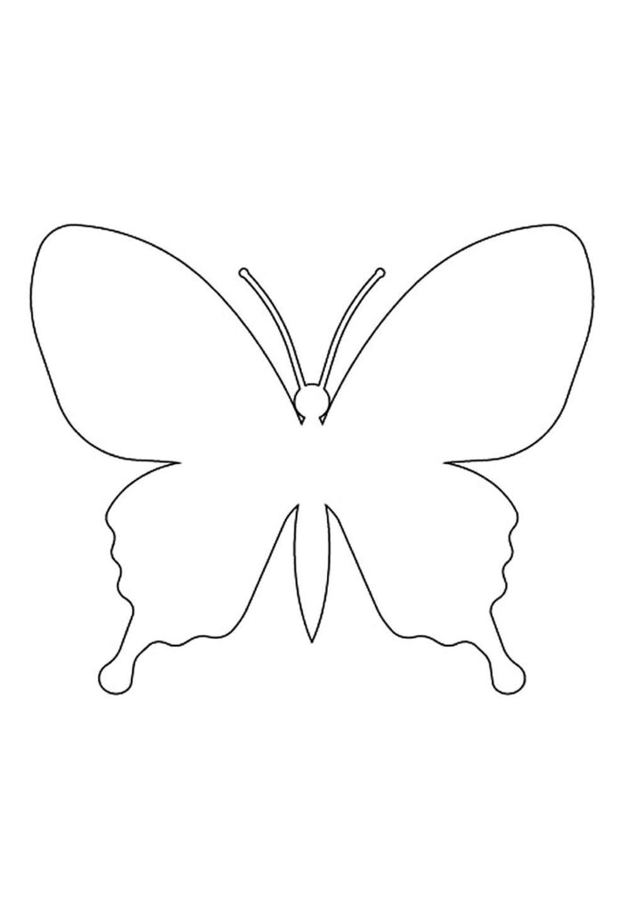 Plantilla de Mariposa