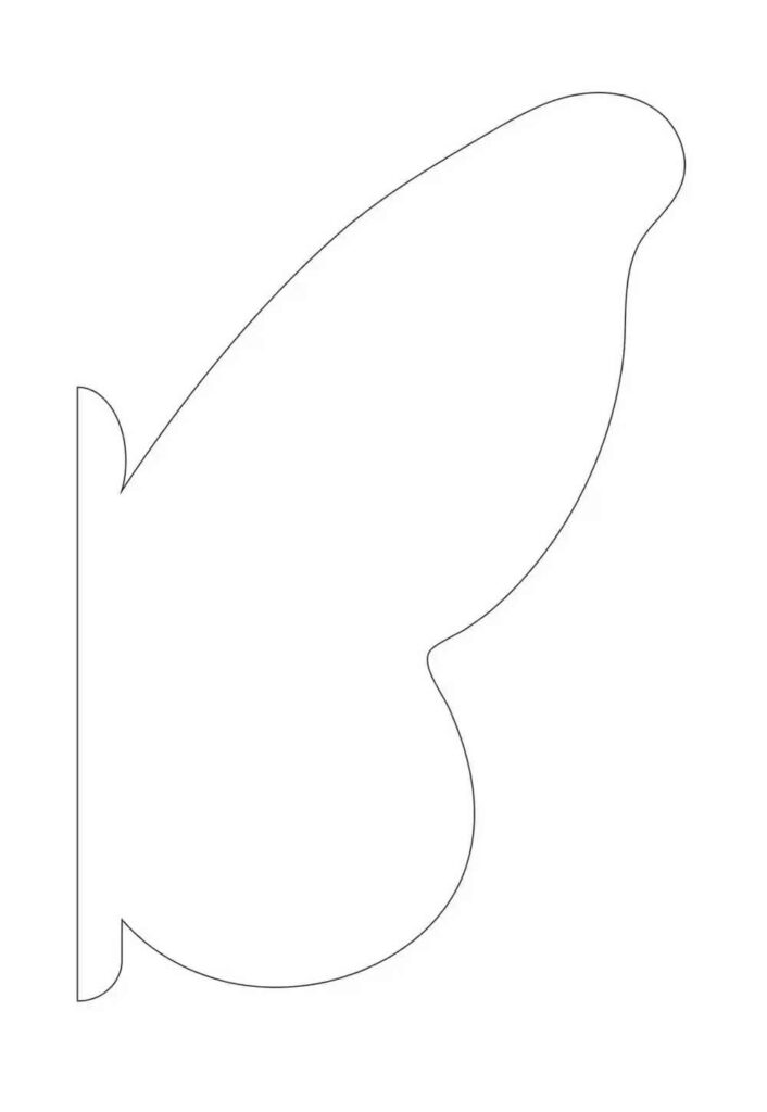 Molde de Mariposa para Imprimir