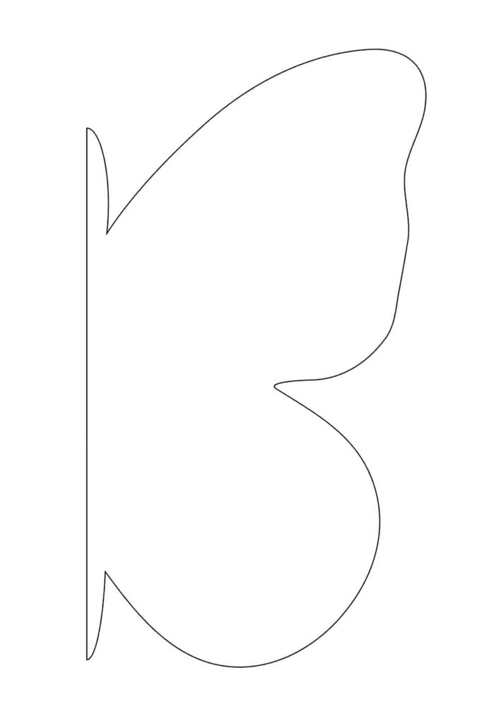 Molde de Mariposa para Imprimir
