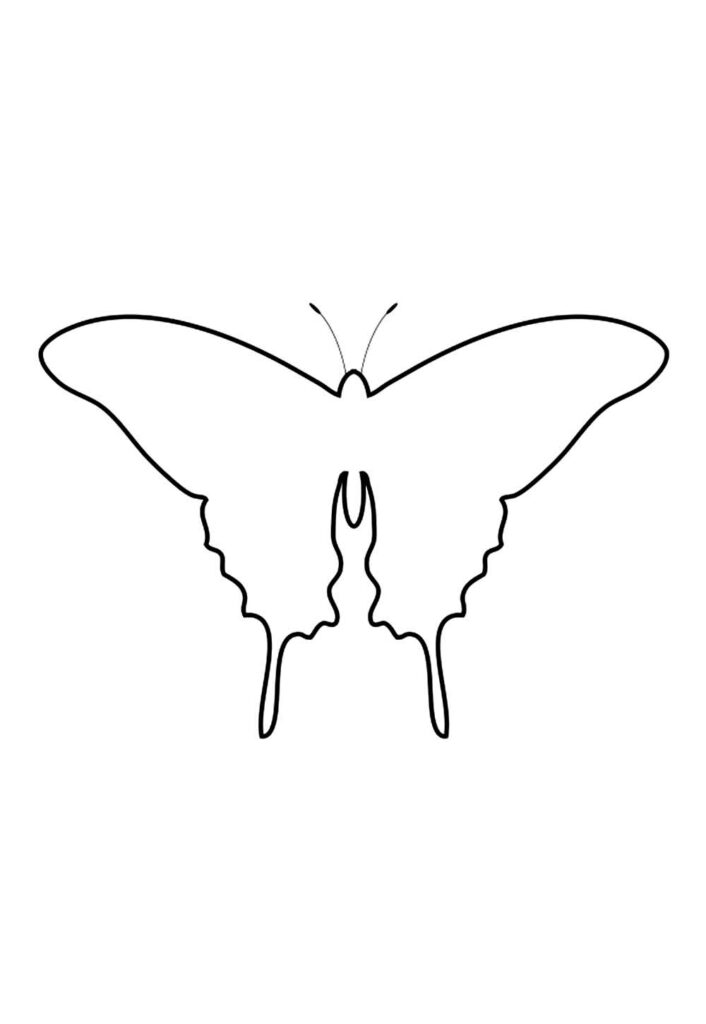Dibujo de Mariposa para Imprimir