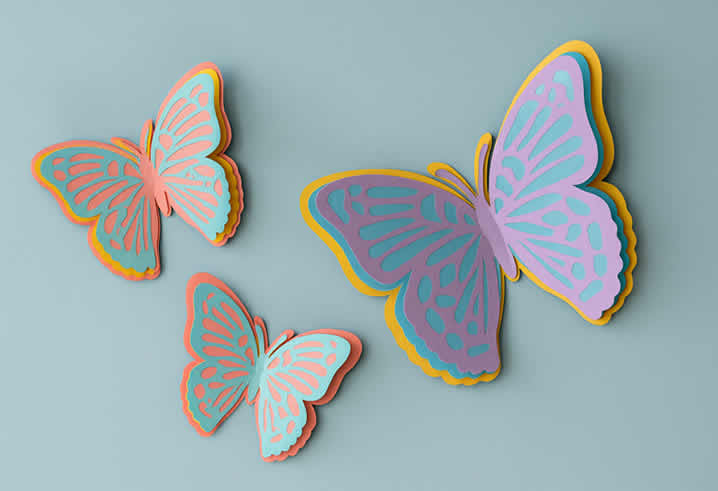 Plantillas de Mariposa para Imprimir