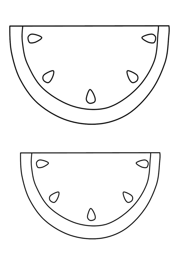 Molde de Melancias para Imprimir