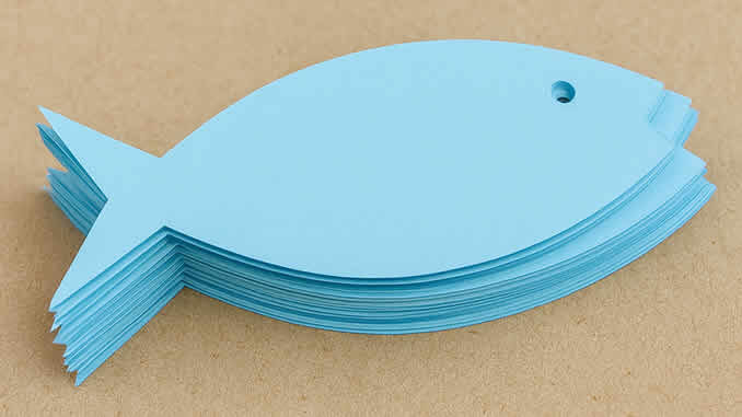 Molde de Peixinho para Imprimir