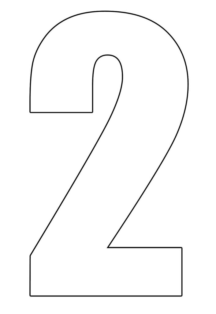 Molde do Número 2