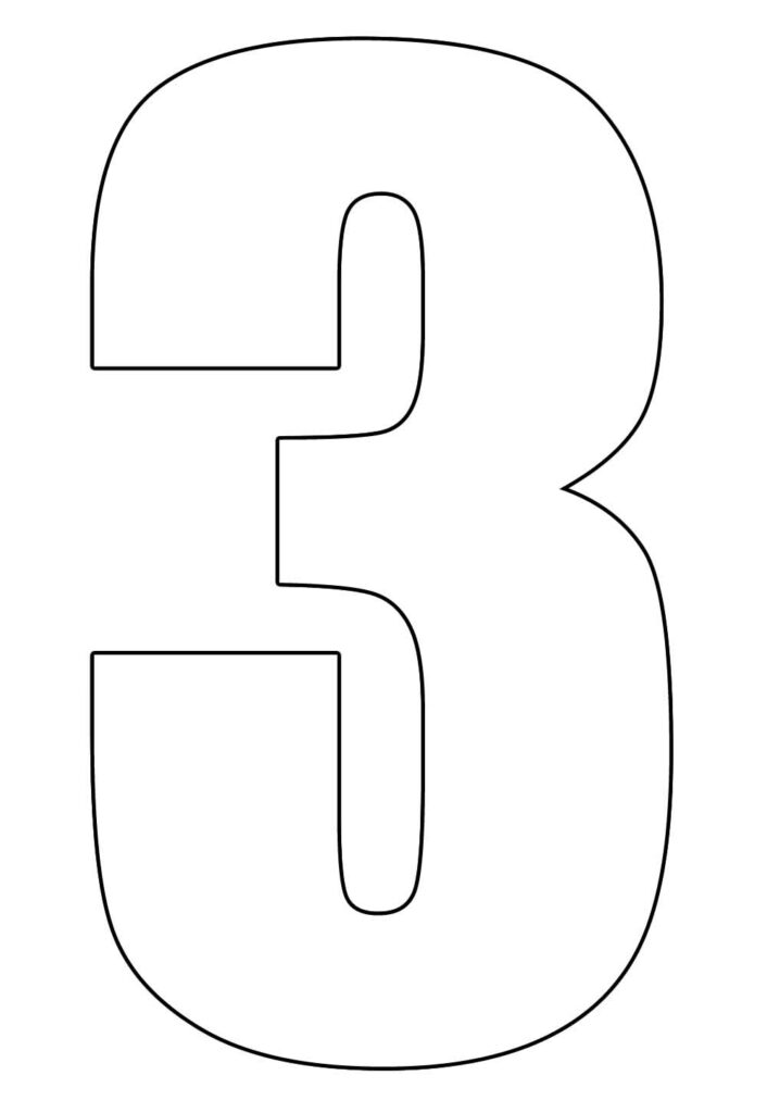 Molde do Número 3
