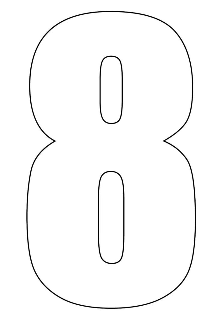 Molde do Número 8