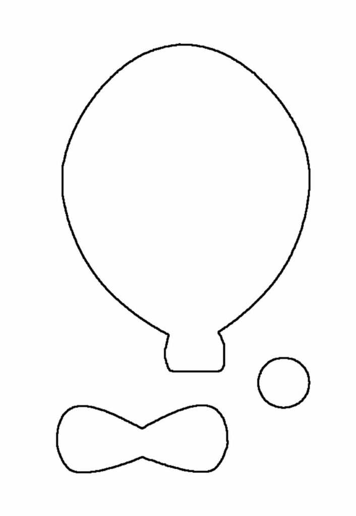 Molde de Balão para Enfeite